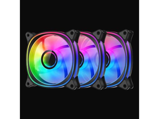 LC-Power LC-CF-120-ARGB-KIT-B set 3x 120mm ARGB fan