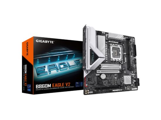 Gigabyte MB B860M EAGLE V2LGA1851; 2xDDR5; 2xM.2; 4xSATA6xUSB; HDMI, DP; USB Type-C, mATX;