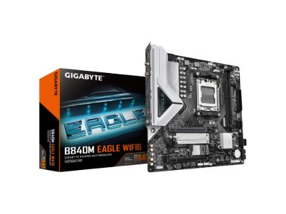 Gigabyte MB B840M EAGLE WIFI6 AM5; 2xDDR5; 2xM.2; 4xSATA 7xUSB; HDMI, DP; USB Type-C, mATX;