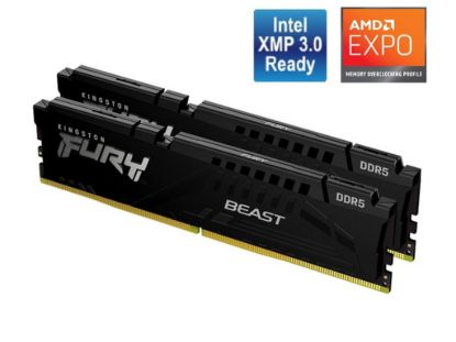 Kingston 32GB 5600MHz DDR5Fury Beast (2x16), CL36, EXPO