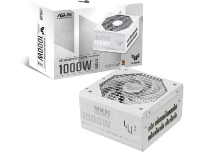 ASUS PSU TUF-GAMING-1000G-WHT1000W 80Plus Gold;Full modular1x16pin;4x8 pin;5 x SATA
