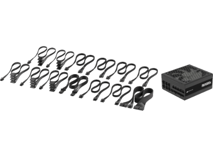Corsair PSU 1000W RM1000xGold, Fully Modular, 12V-2x612xSATA, 4xPCIe, ATX 3.1, PCIe 5.1