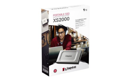 Kingston Ext SSD 1TB USB-CXS2000, R/W:2000/2000MBs