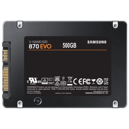 SAMSUNG SSD 870 EVO 500GB2.5'' SATA3;V-NAND MLC560MB/s read,530MB/s write