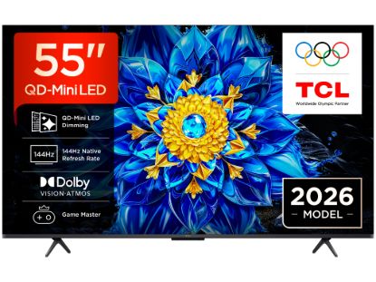 TCL 55"P8L 4K QLED Google TV;QD-Mini LED Dimming 144Hz(288Hz FHD), D.Atmos, D.Vision 450 nits