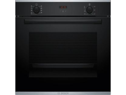 BOSCH pećnica Serie 4| CRNA A, EcoClean,71L,7 programaTeleskopska vodilica,3D vrući zrak