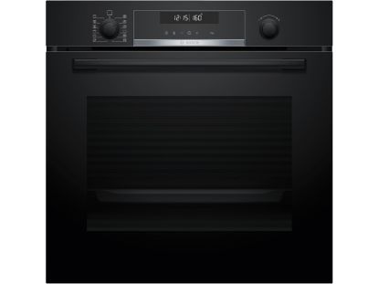 BOSCH pećnica Serie 6| CRNA, A, PIROLIZA, AutoPilot 30,71L,AirFry, Teleskopska vodilica, 10 progra