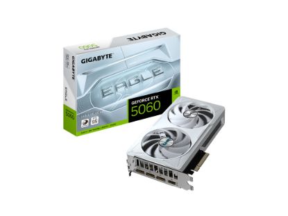Gigabyte VGA 5060 Eagle OC ICE 8GB, GDDR7, 128-bit, 3x DP, 1x HDMI, Bijela