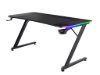 Trust GXT710 Luminus Pro RGBgaming sto, wireless punjač,120x60x74 cm, crni