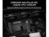 CORSAIR NAUTILUS 360 RS AIO Liquid CPU Cooler, 1851, 1700 AM5, AM4