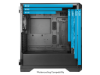 Chieftec Apex Air Case3x140mm PWM fans, E-ATXmesh front, tempered glass side