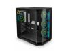 RYZE Mythic MT500 4F Black 1x ARGB fan, 3x ARGB Reverse ATX, Dual chamber case