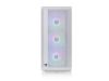 Thermaltake S200 TG ARGB Snow Mid tower, 3x ARGB 120mm Lite front fans