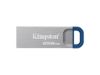 Kingston FD 256GB DTKN USB3.2 DataTraveler Kyson Stylish Capless Metal Case,220MB/s read