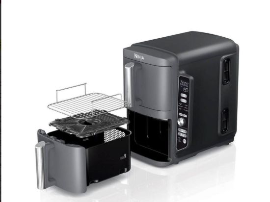 Ninja XL 2-slojna friteza30% uzi, do 55% brzi, 6 funkc.kuhanja, snaga 2470W, tezina 10.3kg